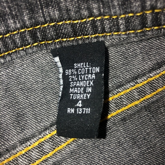IDEOLOGY GRAY MID RISE JEANS - Picture 5 of 6
